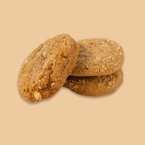 Freshly Baked Handmade Ginger Biscuits.