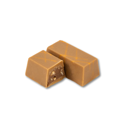 Peanut Crunch Praline Amber Chocolate 6pcs