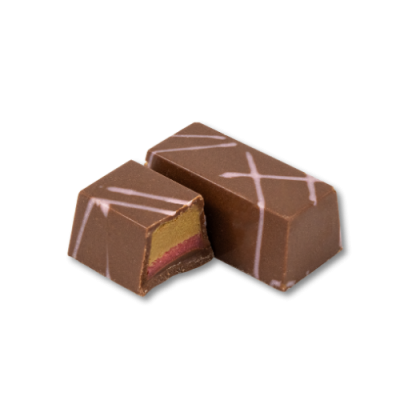 Rose Pistachio Praline Milk Chocolate 6pcs