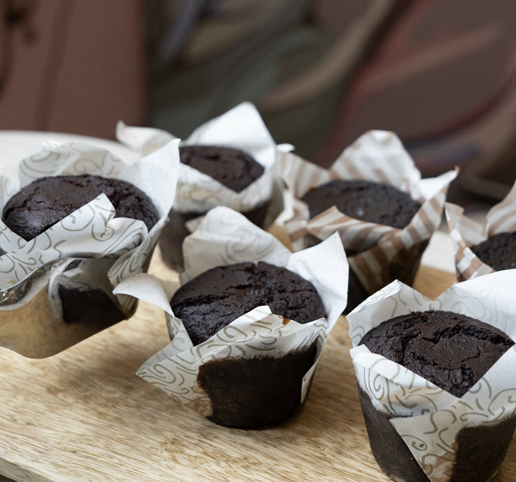 Sugarless Chocolate Muffin